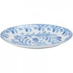 Cal-Mil Costa 14 oz. Blue and White Painted Melamine Bowl Cal-Mil Costa 14 oz. Blue and White Painted Melamine Bowl