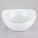GET B-115-TC Osslo 4 Qt. Tuscan White Round Melamine Bowl - 3/Case
