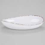 GET B-115-TC Osslo 4 Qt. Tuscan White Round Melamine Bowl - 3/Case