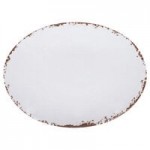 GET B-115-TC Osslo 4 Qt. Tuscan White Round Melamine Bowl - 3/Case