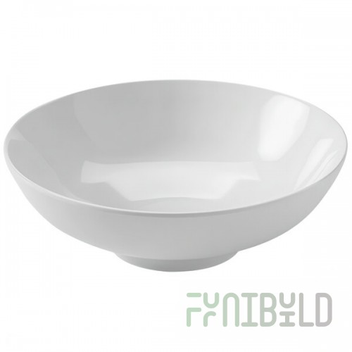 American Metalcraft 56 oz. White Round Melamine Noodle / Ramen Bowl