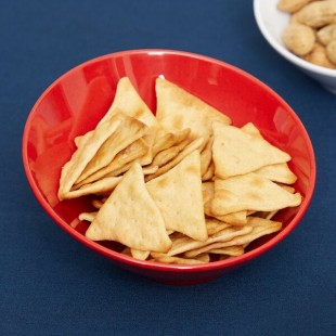 GET B-785-1-RSP Red Sensation 10 oz. Red Slanted Melamine Bowl - 12/Case