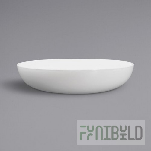 Elite Global Solutions B8342 Santorini White 43 oz. Round Melamine Coupe Bowl - 6/Case