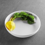 Elite Global Solutions B8342 Santorini White 43 oz. Round Melamine Coupe Bowl - 6/Case