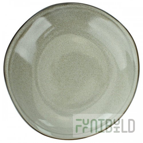 International Tableware Luna 48 oz. Ash Deep Coupe Porcelain Pasta Plate - 12/Case