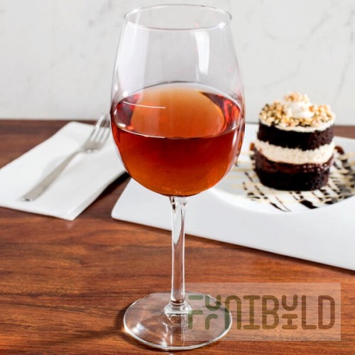 Libbey 7533-1178N Vina 16 oz. Customizable Wine Glass with Etched Pour Lines - 12/Case