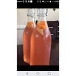 Acopa 8.5 oz. Customizable Clear Glass Bottle with Wire Bail Swing Top Lid - 12/Case
