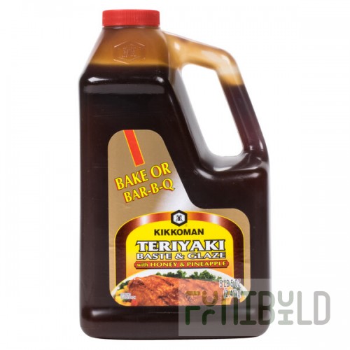 Kikkoman Teriyaki Baste & Glaze with Honey & Pineapple 5.31 lb. - 6/Case