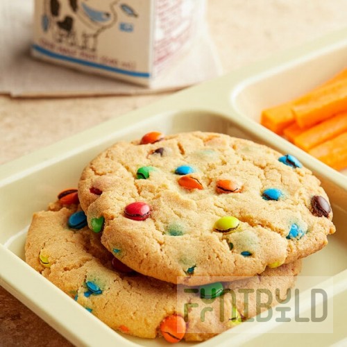 M&M's® Milk Chocolate Mini Bits Topping - 25 lb.