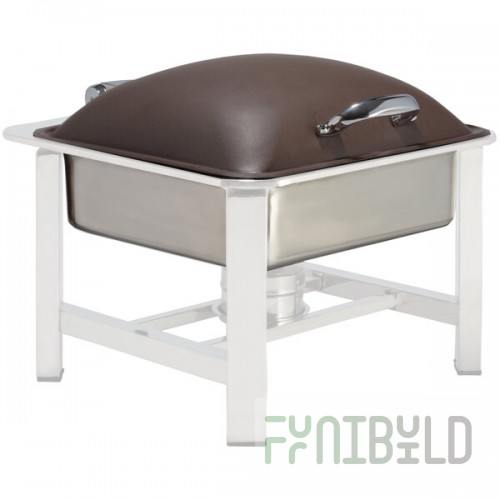 Bon Chef 20313-ESPRESSO Powerline Espresso 8 Qt. Square Induction Chafer