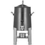 Bon Chef 20313-ESPRESSO Powerline Espresso 8 Qt. Square Induction Chafer