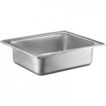 Choice Economy 8 Qt. Full Size Stainless Steel Chafer with Folding Frame - 3/Case