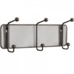 Safco 3293BL Onyx Black 3-Compartment Steel Mesh Breakroom Organizer - 14 5/8 Safco 3293BL Onyx Black 3-Compartment Steel Mesh Breakroom Organizer - 14 5/8