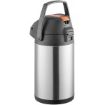 Acopa 3.5 Liter Stainless Steel Lined Decaf Airpot with Metal Lever