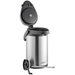 Acopa 3.5 Liter Stainless Steel Lined Decaf Airpot with Metal Lever
