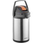 Acopa 3.5 Liter Stainless Steel Lined Decaf Airpot with Metal Lever