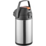 Acopa 3.5 Liter Stainless Steel Lined Decaf Airpot with Metal Lever
