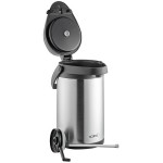 Acopa 3.5 Liter Stainless Steel Lined Decaf Airpot with Metal Lever