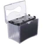 San Jamar H4004TBK Venue Black Pearl Mini Interfold Tabletop Napkin Dispenser San Jamar H4004TBK Venue Black Pearl Mini Interfold Tabletop Napkin Dispenser