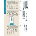 San Jamar C3400P Pull-Type Stainless Steel Wall Mount 12 - 24 oz. Cup Dispenser