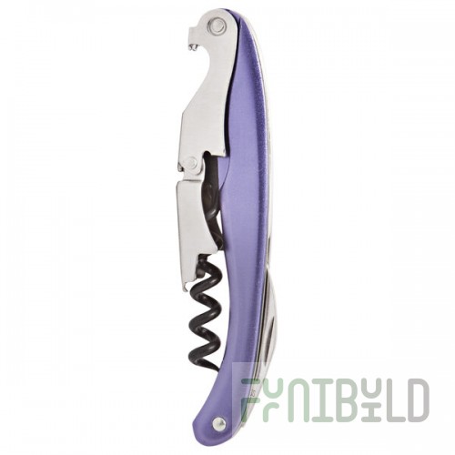 Franmara 3275-49 Lisse Customizable Two-Step Waiter's Corkscrew with Metallic Lavender Anodized Aluminum Handle