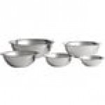 Vollrath 5 Piece Standard Weight Stainless Steel Mixing Bowl Set - 5/Set Vollrath 5 Piece Standard Weight Stainless Steel Mixing Bowl Set - 5/Set