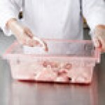 Carlisle 10611C05 StorPlus Red Food Storage Box - 18 Carlisle 10611C05 StorPlus Red Food Storage Box - 18