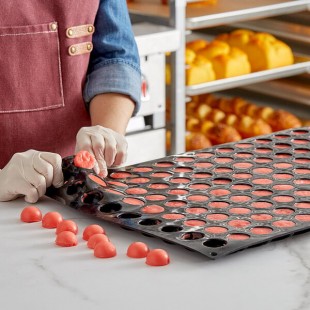 Pavoni Pavoflex 126 Compartment Semi-Sphere Silicone Baking Mold PX304 - 1 3/16