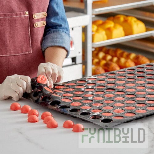 Pavoni Pavoflex 126 Compartment Semi-Sphere Silicone Baking Mold PX304 - 1 3/16
