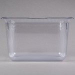 Vollrath 8028410 Super Pan® 1/2 Size Clear Polycarbonate Food Pan - 8