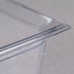 Vollrath 8028410 Super Pan® 1/2 Size Clear Polycarbonate Food Pan - 8