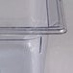 Vollrath 8028410 Super Pan® 1/2 Size Clear Polycarbonate Food Pan - 8