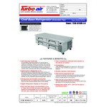 Turbo Air TCBE-82SDR-E-N 84 Turbo Air TCBE-82SDR-E-N 84