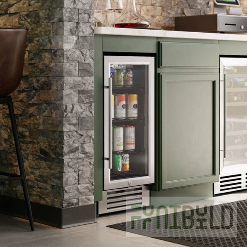 AvaValley BRC-78-SZ 78-Can Single Temperature Slim Full Glass Door Beverage Cooler