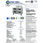 Hoshizaki Steelheart B Series SR48B-18MD4 48 Hoshizaki Steelheart B Series SR48B-18MD4 48