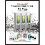 Dispenser Amenities 91334 Azaya 43.5 oz. Satin Silver 3-Chamber Wall Mounted Locking Shower Dispenser with Chrome Buttons Dispenser Amenities 91334 Azaya 43.5 oz. Satin Silver 3-Chamber Wall Mounted Locking Shower Dispenser with Chrome Buttons