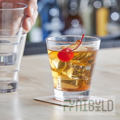 Acopa Select 9 oz. Flared Stackable Rocks / Old Fashioned Glass - 12/Case