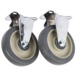 Cambro UPCS400CK Rigid and Swivel Stem Casters - 4/Set Cambro UPCS400CK Rigid and Swivel Stem Casters - 4/Set