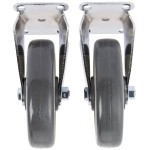 Cambro UPCS400CK Rigid and Swivel Stem Casters - 4/Set Cambro UPCS400CK Rigid and Swivel Stem Casters - 4/Set