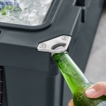 CaterGator CG20CHR Charcoal 20 Qt. Rotomolded Outdoor Cooler / Ice Chest