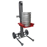 Magliner LiftPlus 350 lb. Rechargeable Keg / Industrial-Use Folding Lift LPS6025NX1