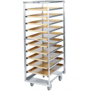 Lakeside 182 11 Pan End Load Stainless Steel Bun / Sheet Pan Rack - Assembled