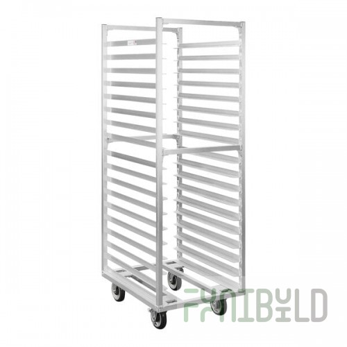 New Age 18 Pan Heavy-Duty Aluminum Roll-In Refrigerator / Proofer Rack 1338