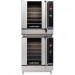 Moffat E23M3/2C Turbofan Double Deck Half Size Electric Convection Oven with Mechanical Controls and Casters - 208V, 1 Phase, 5.4 kW Moffat E23M3/2C Turbofan Double Deck Half Size Electric Convection Oven with Mechanical Controls and Casters - 208V, 1 Phase, 5.4 kW