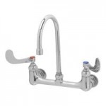 Just Manufacturing A186652 Stainless Steel Wall Hung Single Bowl Surgeon Scrub Sink with 2 Faucet Holes - 20 Just Manufacturing A186652 Stainless Steel Wall Hung Single Bowl Surgeon Scrub Sink with 2 Faucet Holes - 20