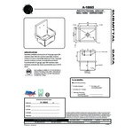 Just Manufacturing A186652 Stainless Steel Wall Hung Single Bowl Surgeon Scrub Sink with 2 Faucet Holes - 20 Just Manufacturing A186652 Stainless Steel Wall Hung Single Bowl Surgeon Scrub Sink with 2 Faucet Holes - 20