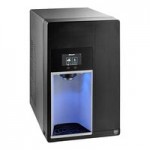Follett 15CI114A-HW-CL-ST-00 Champion 15 Series Air-Cooled Chewblet Countertop Ice Maker and Hot / Ambient Water Dispenser with 15 lb. Bin and Filter - 115V, 100 lb.