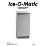 Ice-O-Matic GEMU090 Air Cooled Undercounter Pearl/Nugget Ice Machine