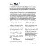 Ice-O-Matic GEMU090 Air Cooled Undercounter Pearl/Nugget Ice Machine