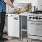 Wolf by Vulcan WF400-2 45-50 lb. Liquid Propane Floor Fryer - 120,000 BTU